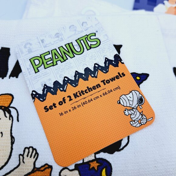 Charlie Brown Peanuts Snoopy Halloween Kitchen Towel & Gift Bag - Picture 4 of 7